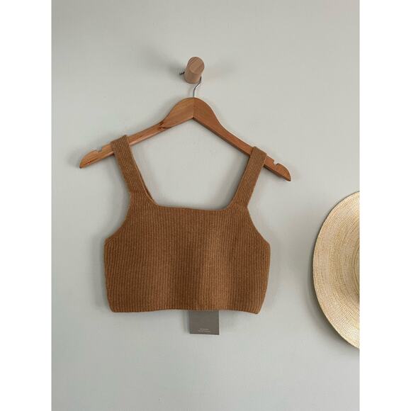 Everlane | The Cozy-Stretch Tank | Camel | Sz M | NWT - Picture 2 of 7